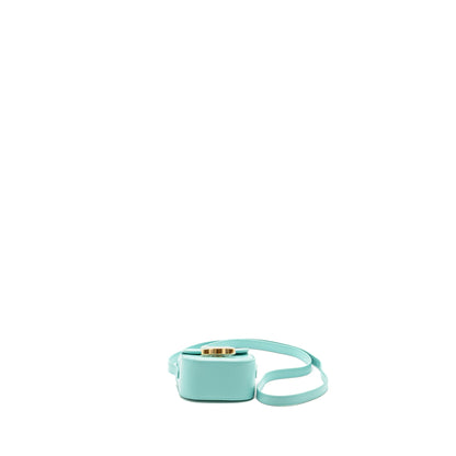 Celine Mini Claude Shiny Calfskin Blue