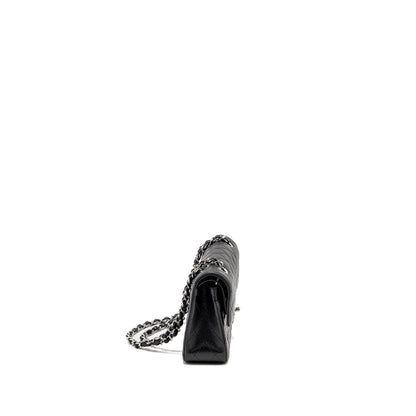 Chanel Small Classic Double Flap Bag Caviar Black SHW (Microchip)