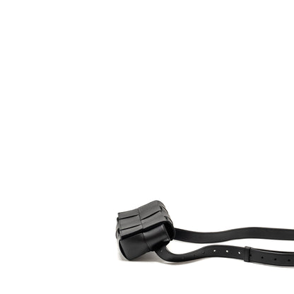 Bottega Veneta Cassette Belt Purse Calfskin Black