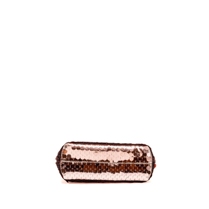 Fendi Small Fendi First Clutch Purse Sequin Pink/Multicolour