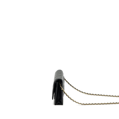Chanel Classic Wallet On Chain Lambskin Black GHW