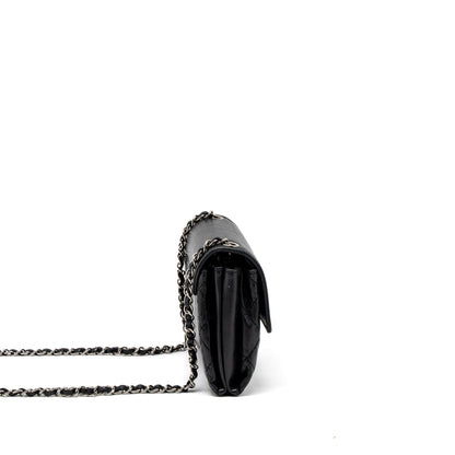 Chanel Giant CC Logo Bag Calfskin Navy SHW