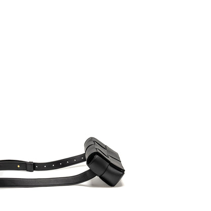 Bottega Veneta Cassette Belt Purse Calfskin Black