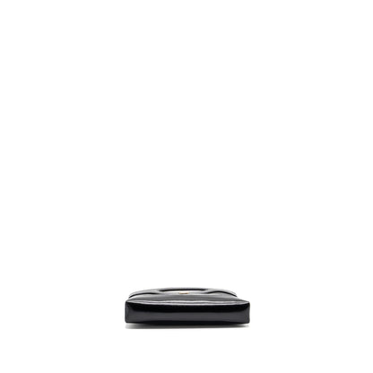 Chanel 24C mini 31 clutch with chain shiny calfskin black LGHW (microchip)