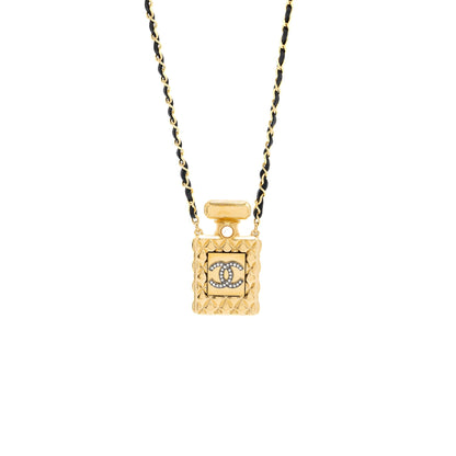 Chanel Large Model Perfume Bottle necklace GHW