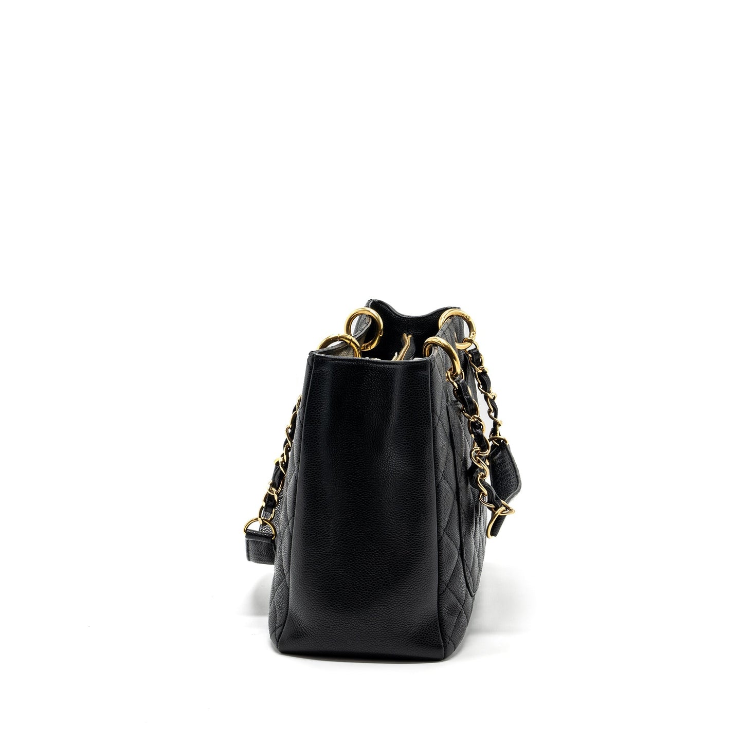 Chanel grand shopping tote bag caviar Black GHW