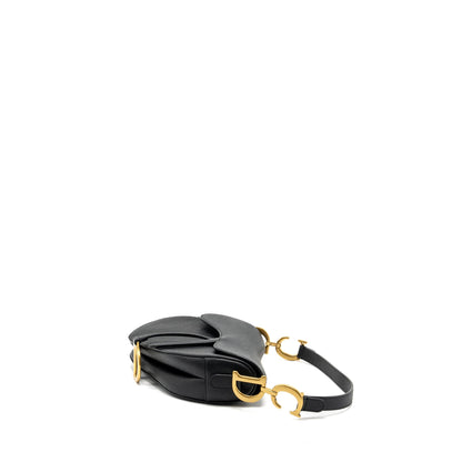 Dior Medium saddle Purse calfskin black