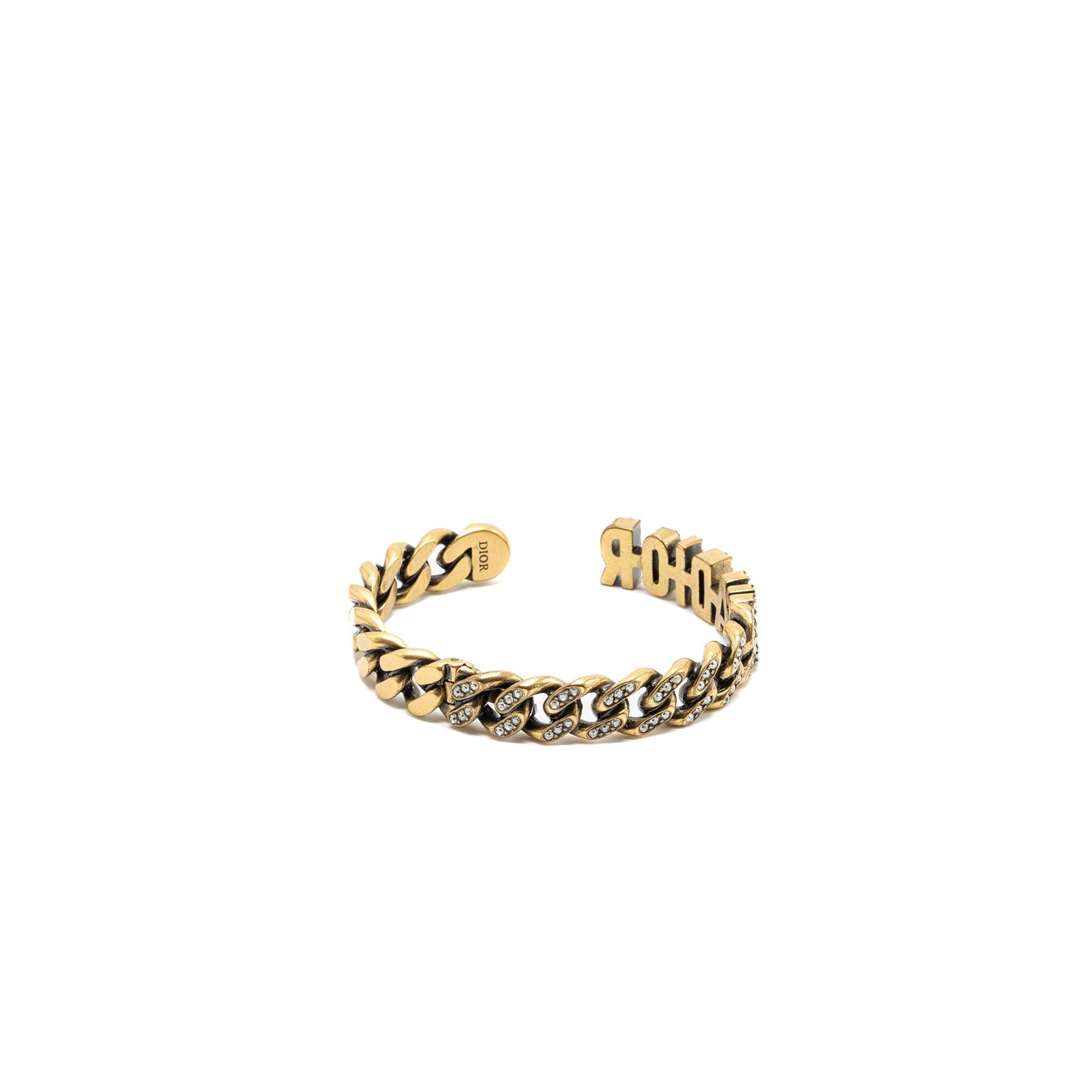 Dior Jâadior bracelet ruthenium gold tone with crystal