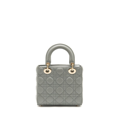 Dior My ABCDior Small Lady Dior Lambskin Stone Grey