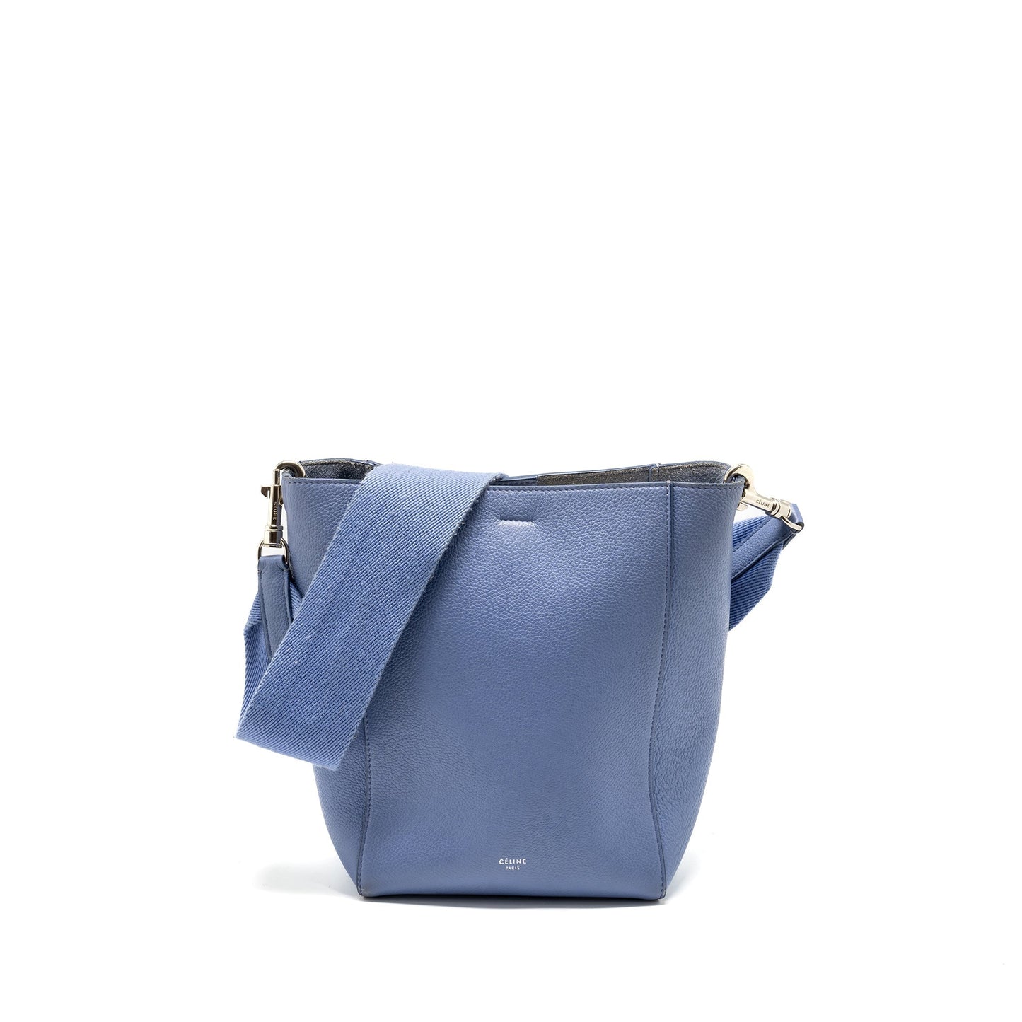 Celine Sangle Bucket Purse Calfskin light Purple