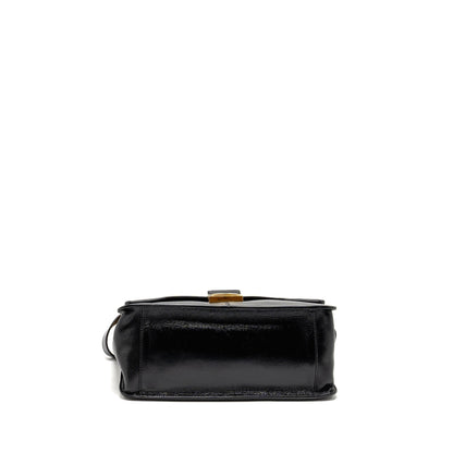 Fendi Kan U Mini Purse Leather Black