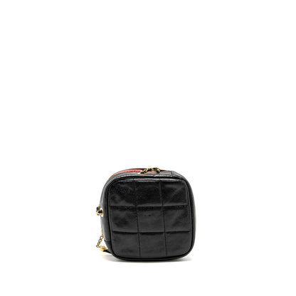 Chanel Quilted shape chain bag caviar black GHW