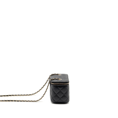 Chanel Long Vanity Case Caviar Black LGHW