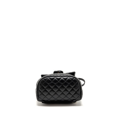 Chanel Urban Spirit Flap Backpack Lambskin Black GHW