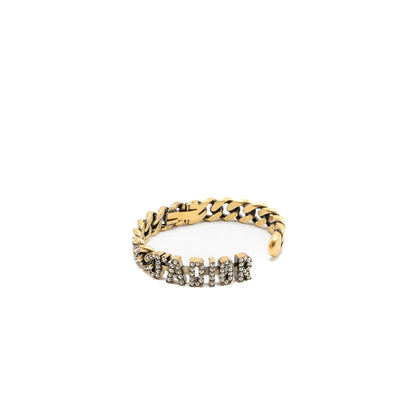 Dior Jâadior bracelet ruthenium gold tone with crystal