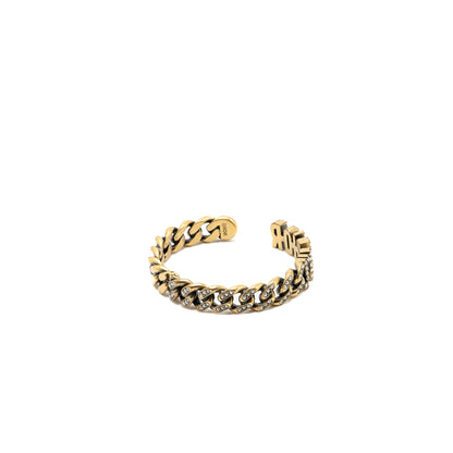 Dior Jâadior bracelet ruthenium gold tone with crystal