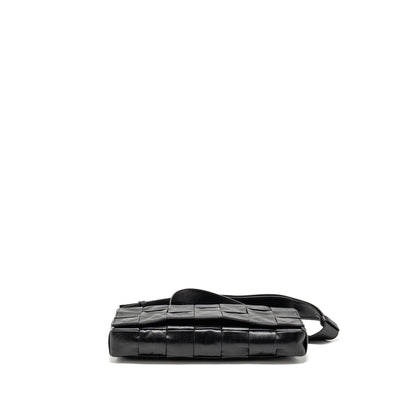Bottega Veneta Cassette Purse Aged Calfskin Black