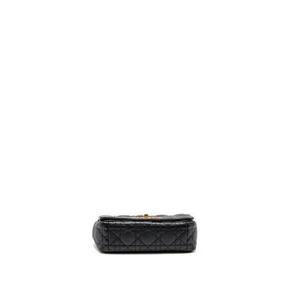 Dior Small Caro Purse Calfskin Black