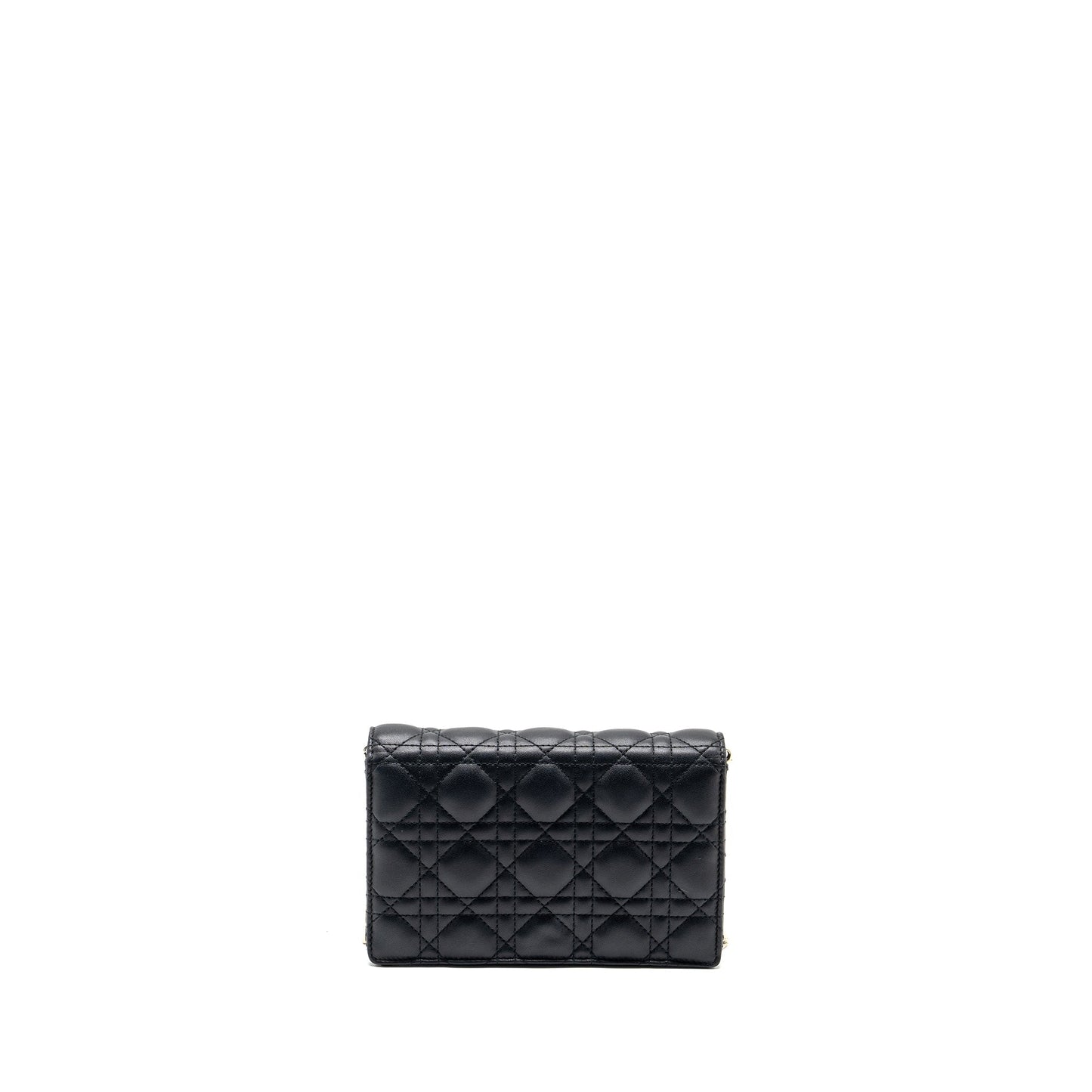 Dior My Dior Daily Chain Pouch Lambskin Black