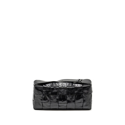 Bottega Veneta Cassette Purse Aged Calfskin Black