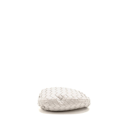 Bottega Veneta Mini Jodie Lambskin White
