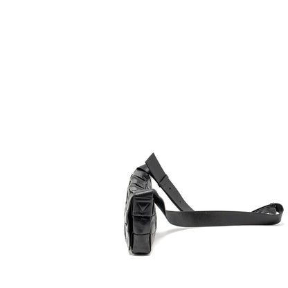 Bottega Veneta Cassette Purse Aged Calfskin Black
