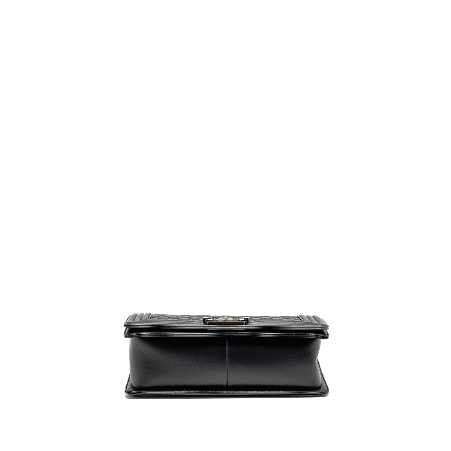 Chanel Medium Boy bag calfskin black ruthenium SHW