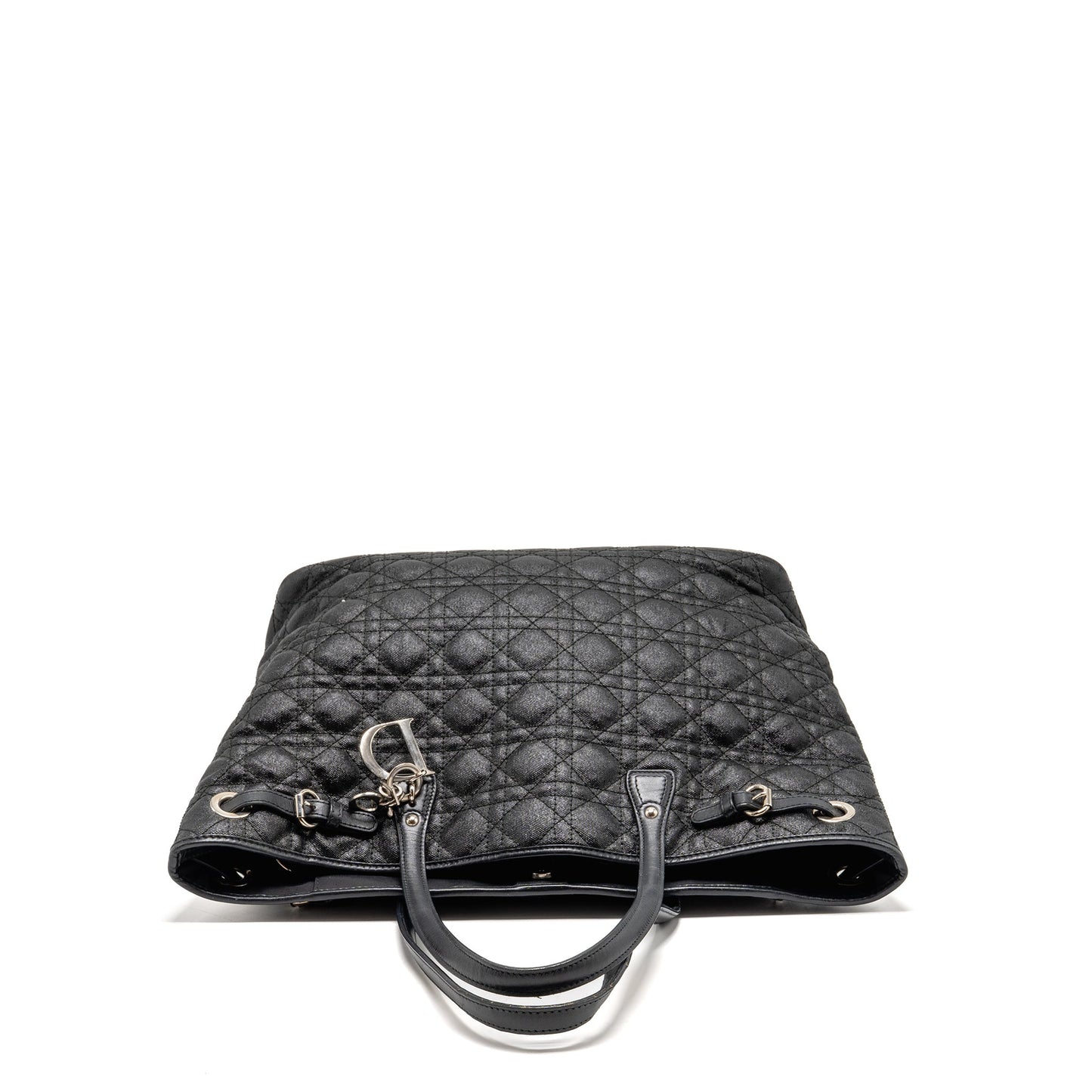 Dior Shopping Tote Purse Canvas Black