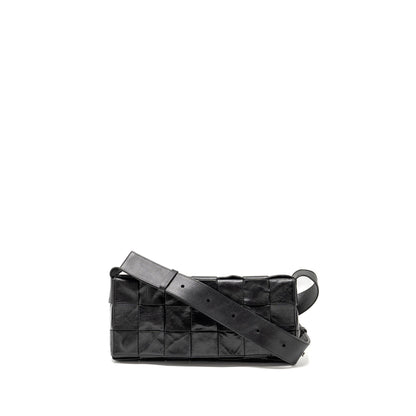 Bottega Veneta Cassette Purse Aged Calfskin Black
