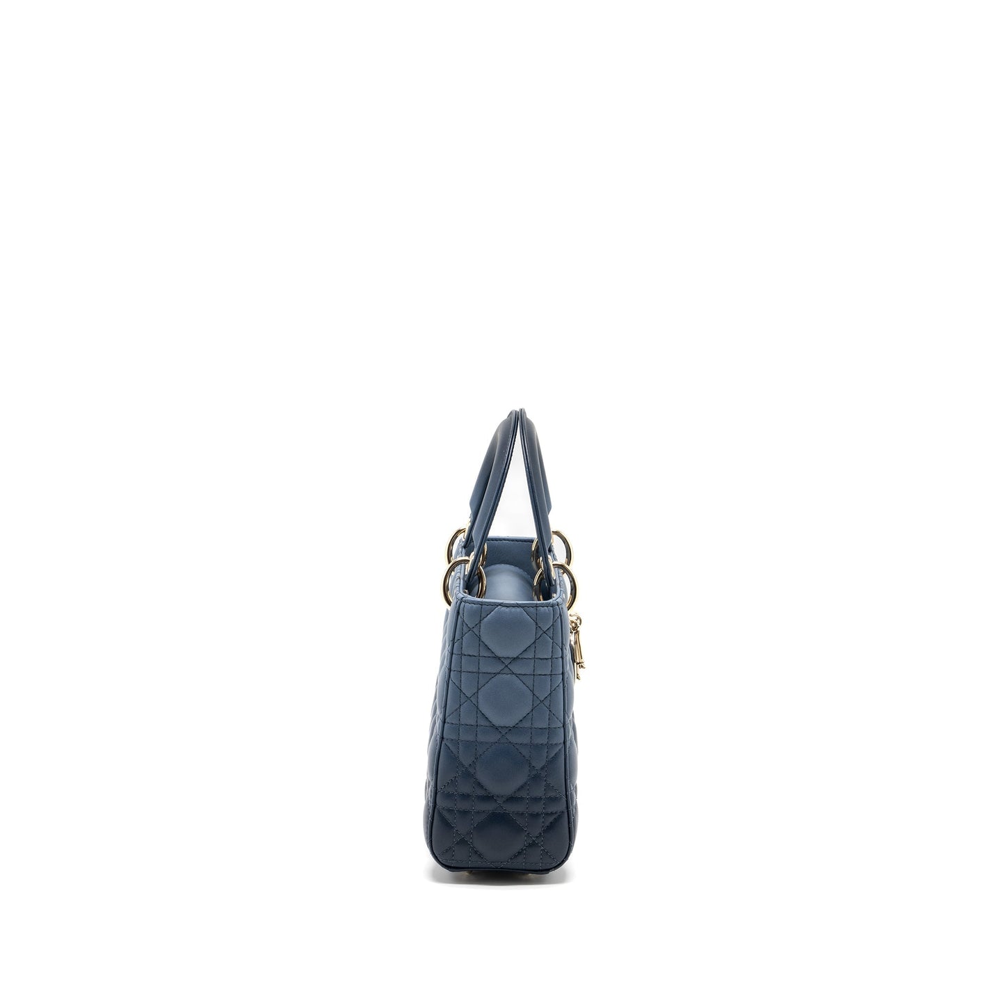 Dior My Dior Small Lady Dior Cannage Lambskin Blue Gradient