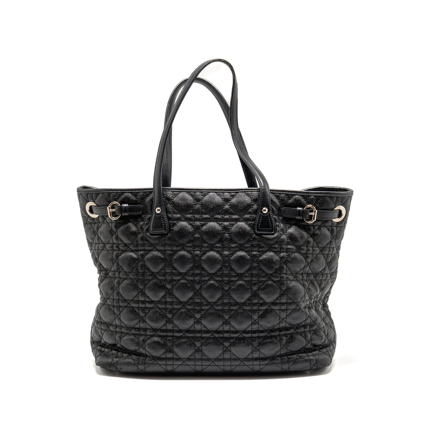 Dior Shopping Tote Purse Canvas Black