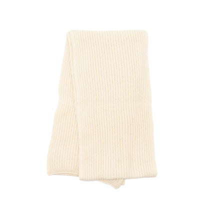 Chanel 23K Chanel Letter cashmere scarf ivory