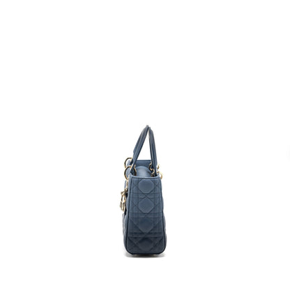 Dior My Dior Small Lady Dior Cannage Lambskin Blue Gradient