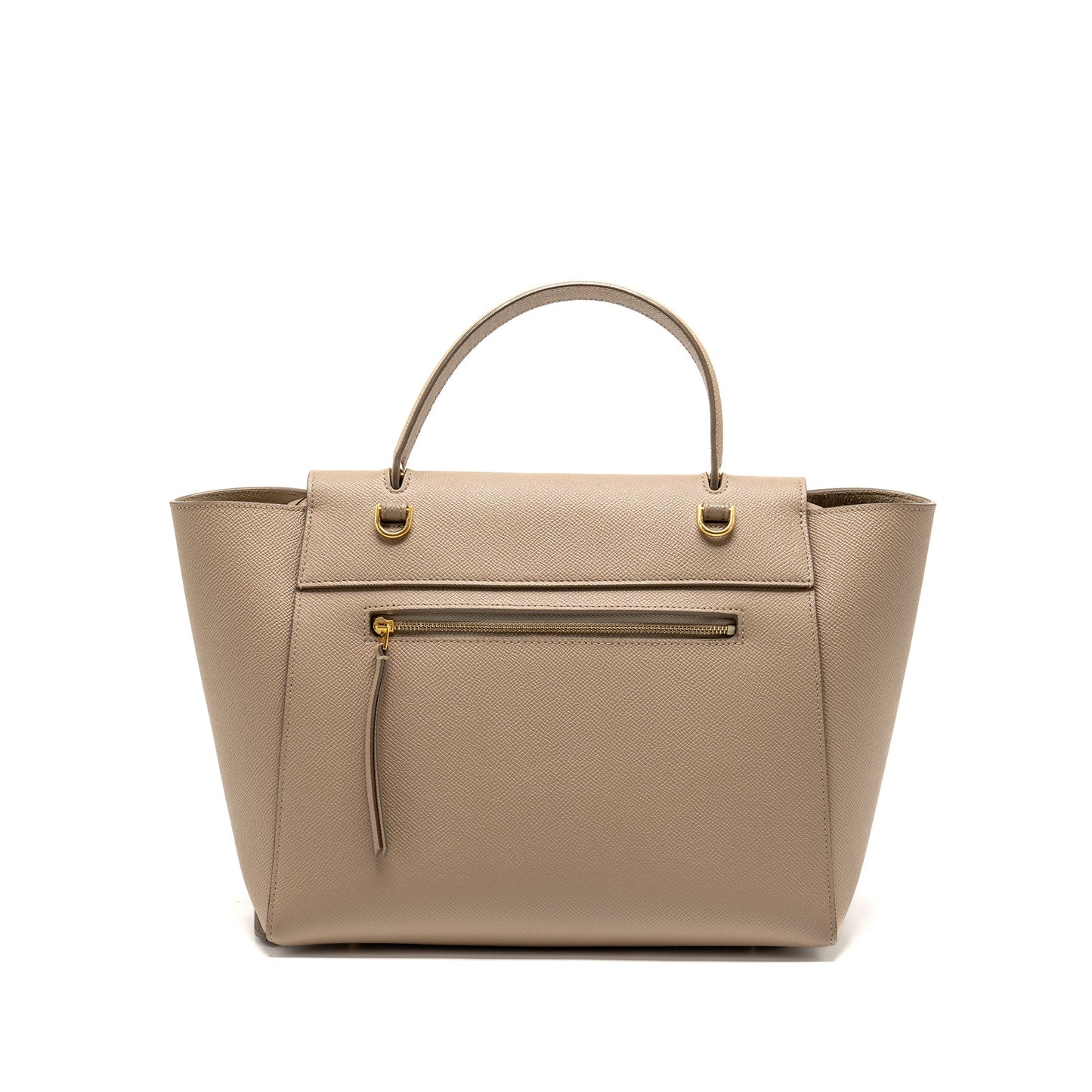 Celine Mini Belt Purse Calfskin Light Taupe