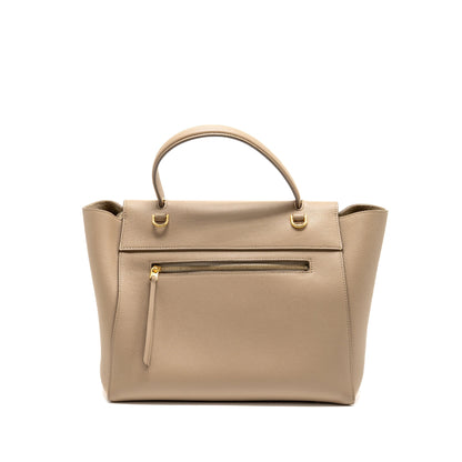 Celine Mini Belt Purse Grained Calfskin Light Taupe
