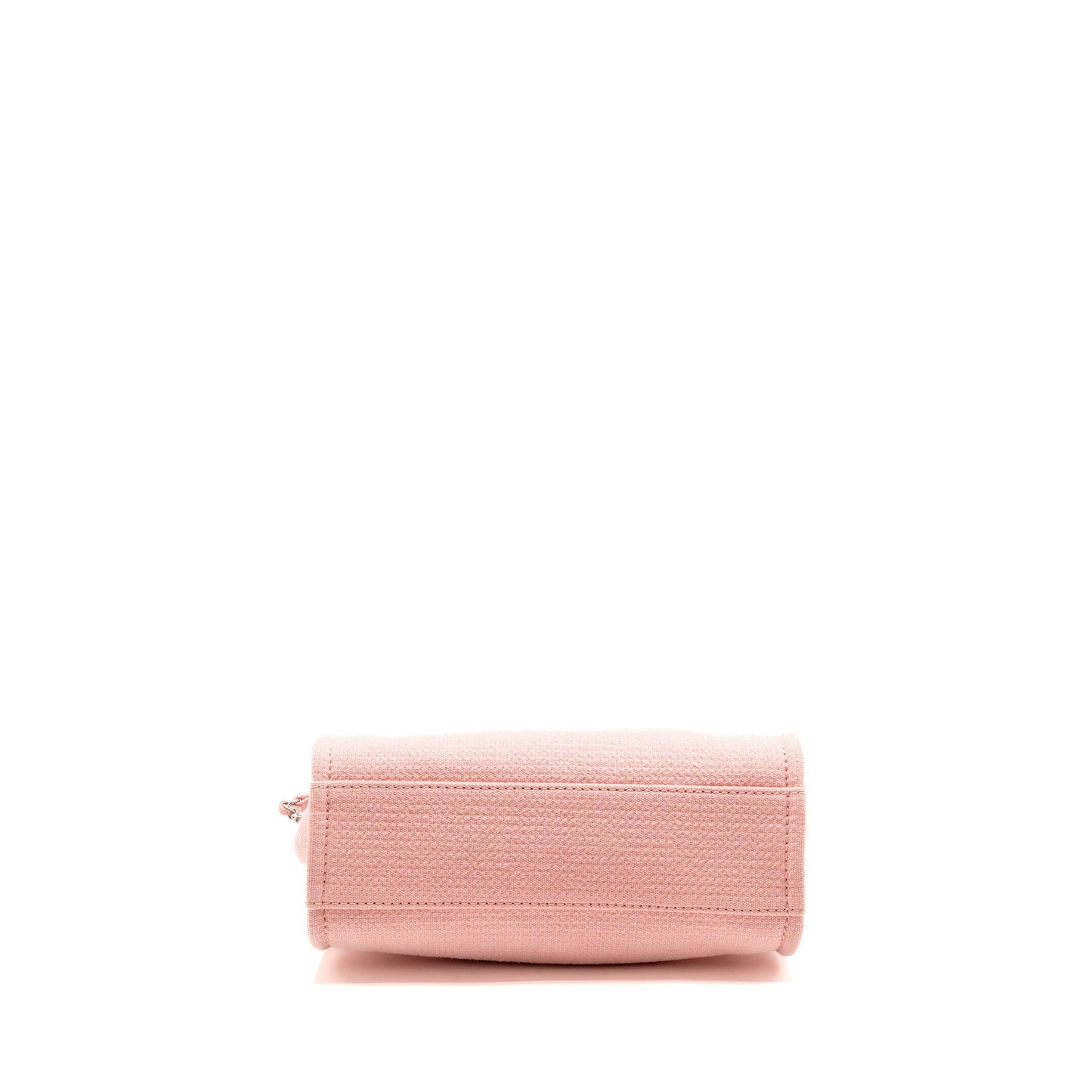 CHANEL DEAUVILLE PM TOTE BAG CANVAS PINK SHW (MICROCHIP)