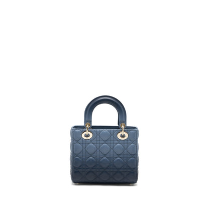 Dior My Dior Small Lady Dior Cannage Lambskin Blue Gradient