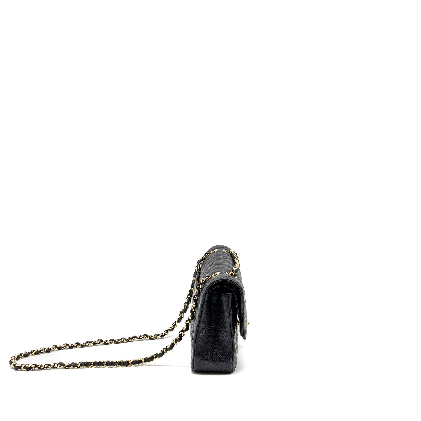 Chanel Medium Classic Double Flap Bag Caviar Black GHW