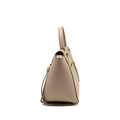 Celine Mini Belt Purse Calfskin Light Taupe