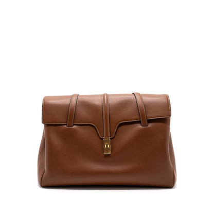 Celine Large Soft 16 Purse Smooth Calfskin Tan