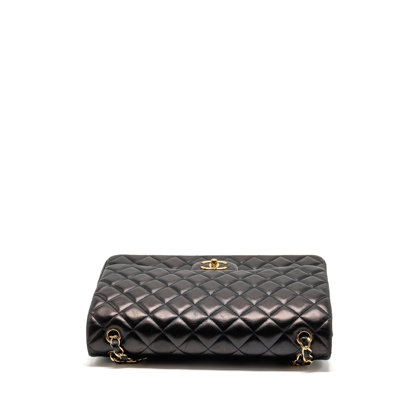 Chanel Maxi Classic Double Flap Bag Lambskin Black GHW