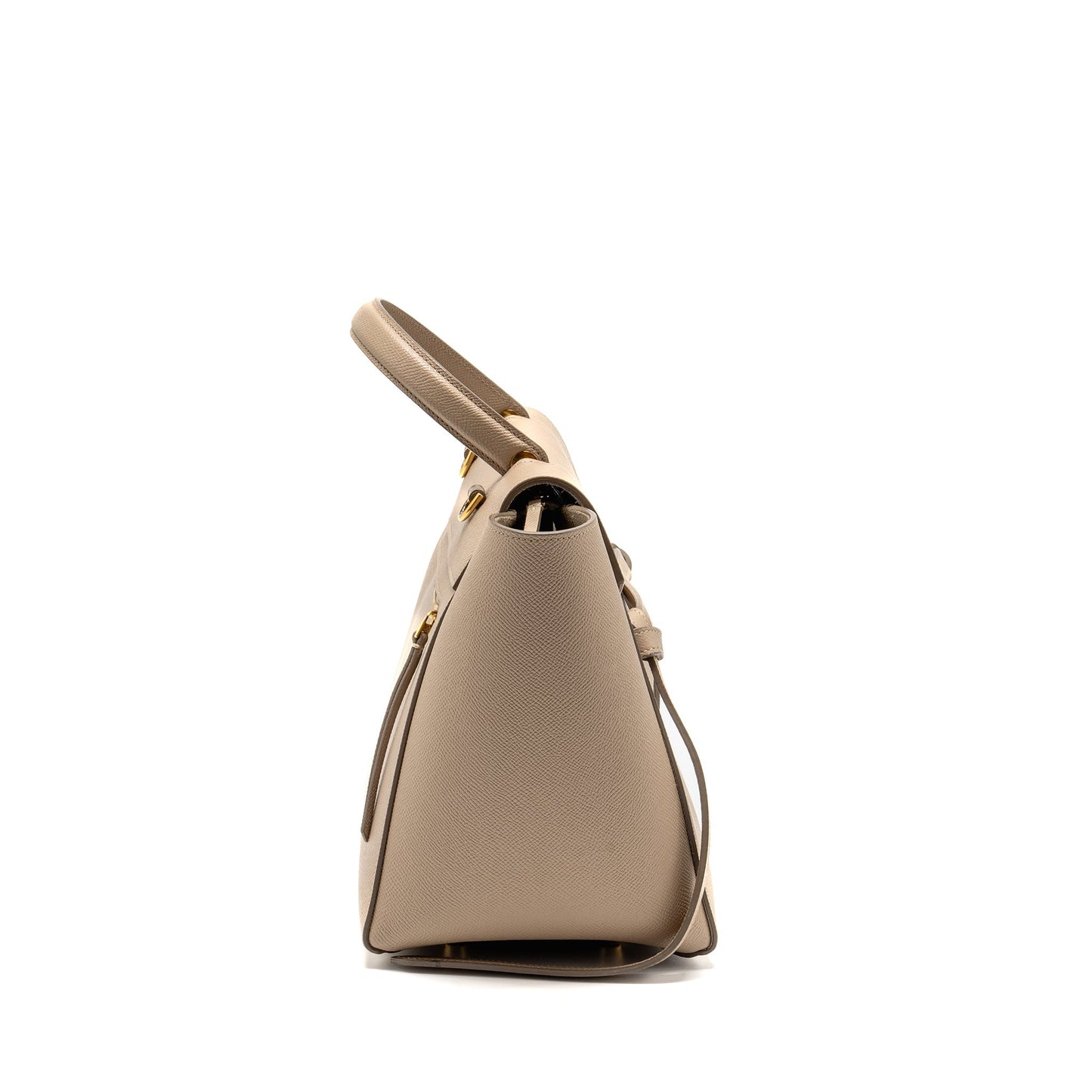 Celine Mini Belt Purse Calfskin Light Taupe