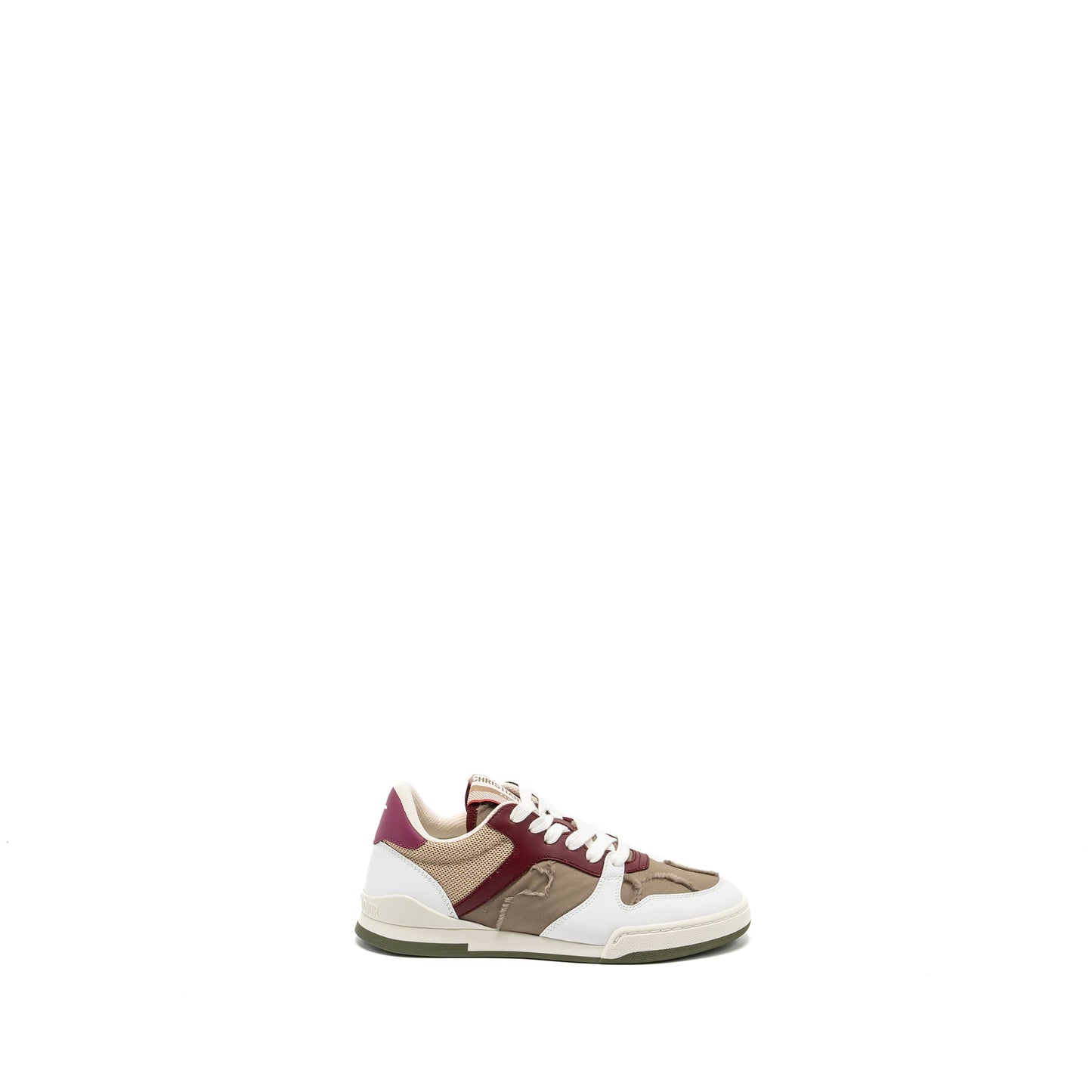 Dior Size 35 Dior Travel Sneaker Leather/Nylon Dark Nut/Multicolour
