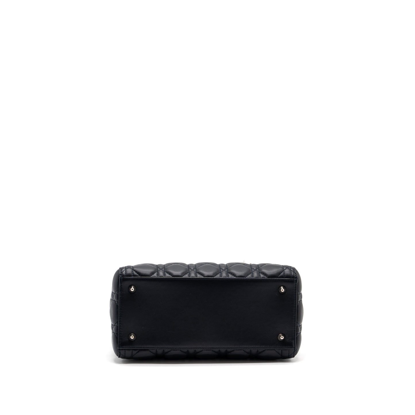 Dior medium lady dior lambskin black