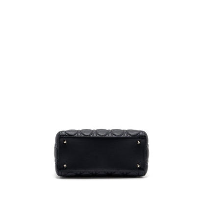 Dior medium lady dior lambskin black