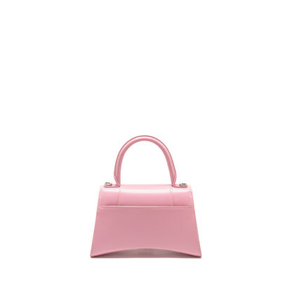 Balenciaga Small Hourglass Purse Calfskin Pink