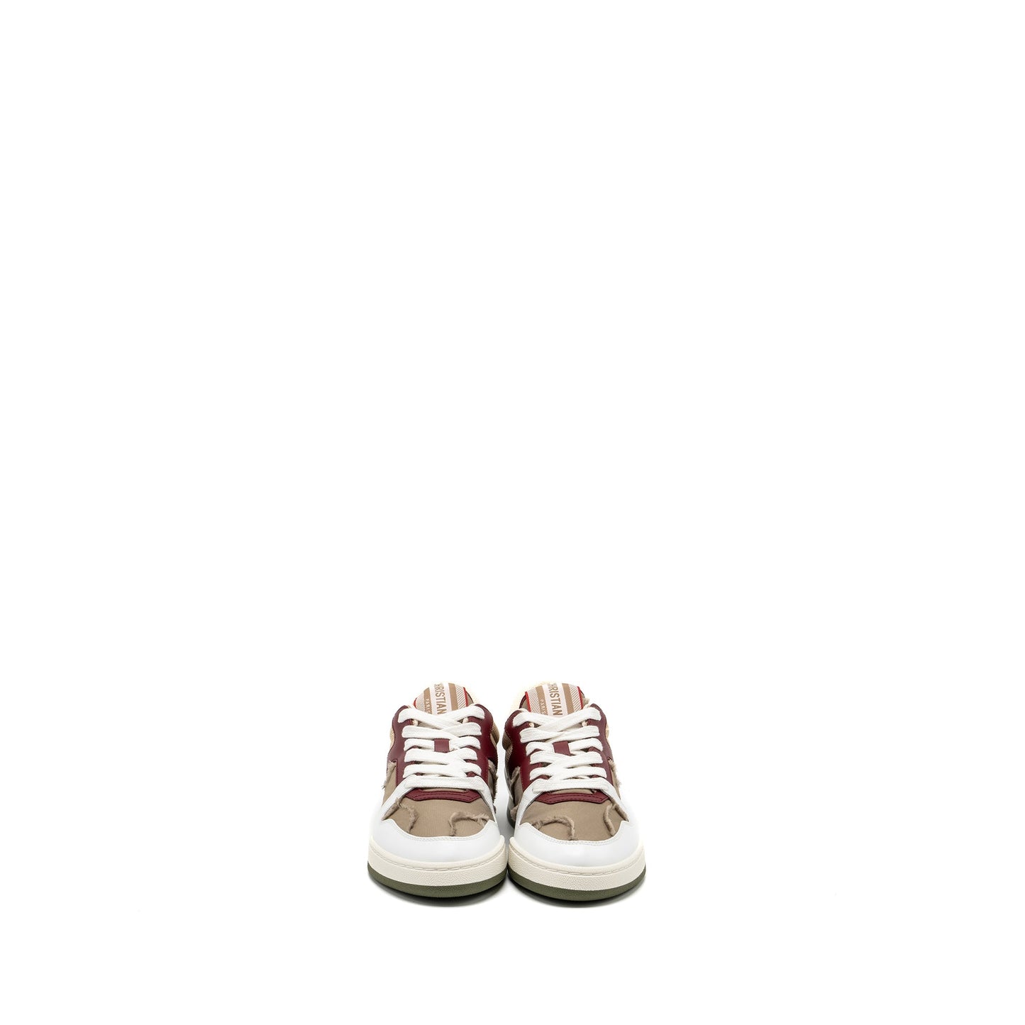Dior Size 35 Dior Travel Sneaker Leather/Nylon Dark Nut/Multicolour
