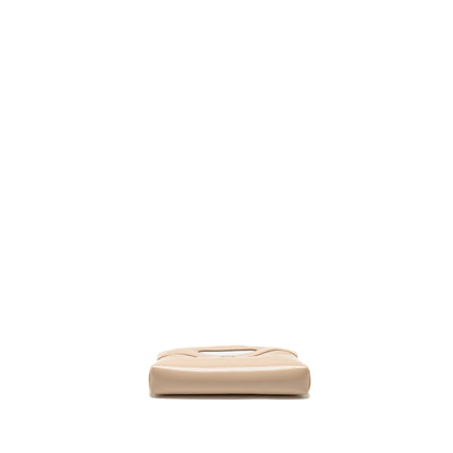 Chanel Mini 31 clutch with chain shiny lambskin light beige LGHW ( microchip)