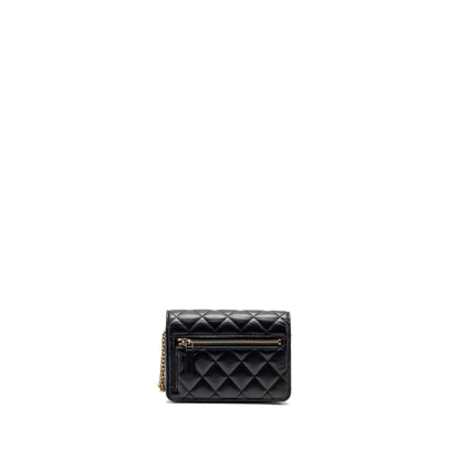 Chanel Mini 2.55 Reissue Wallet on Chain Aged Calfskin Black GHW(microchip)