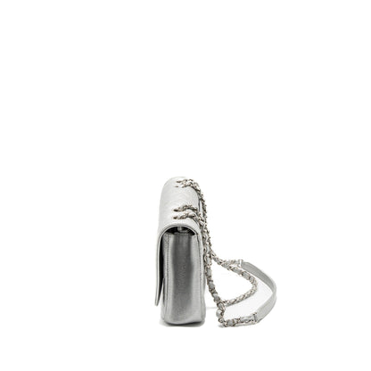 Chanel Filigree Flap Bag Caviar Silver SHW